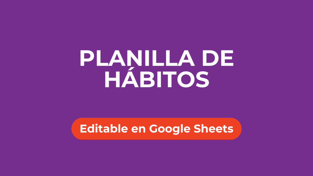 Planilla Tracker de Hábitos